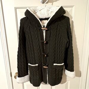 Zara knit jacket, M